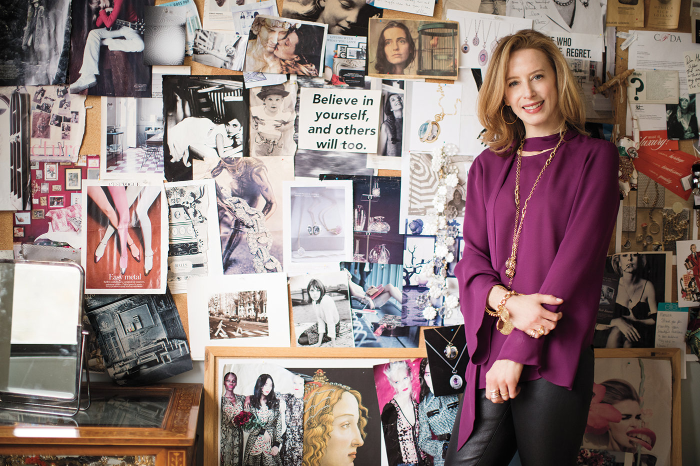 Jewelry Designer Monica Rich Kosann on our March spring cover