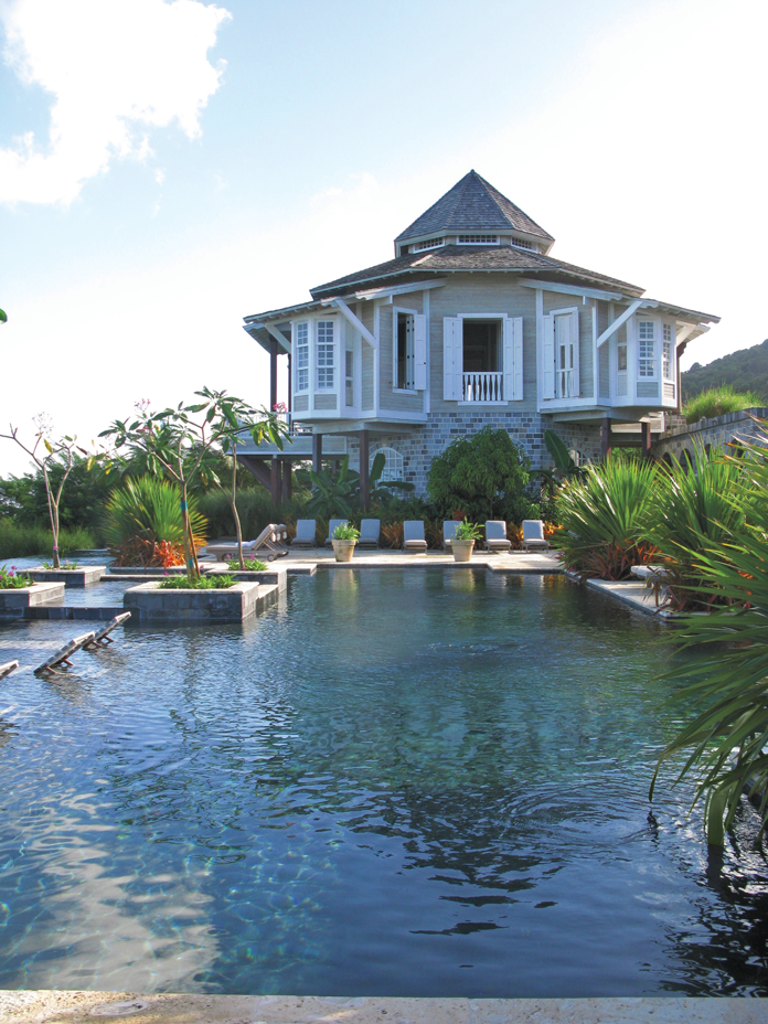 The Great House is Belle Mont Farm’s check-in area.