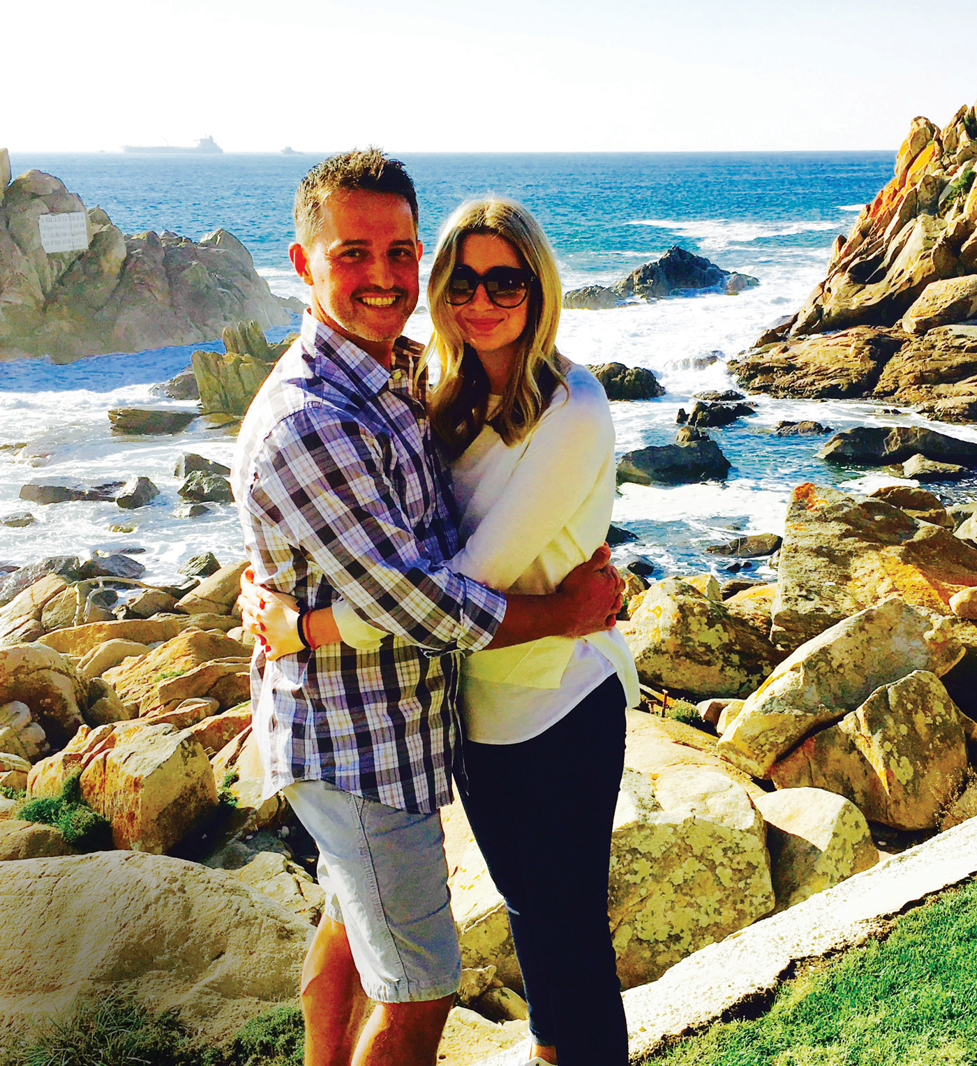 Chef Rui Correia with his wife, Dana, in Matosinhos, Portugal