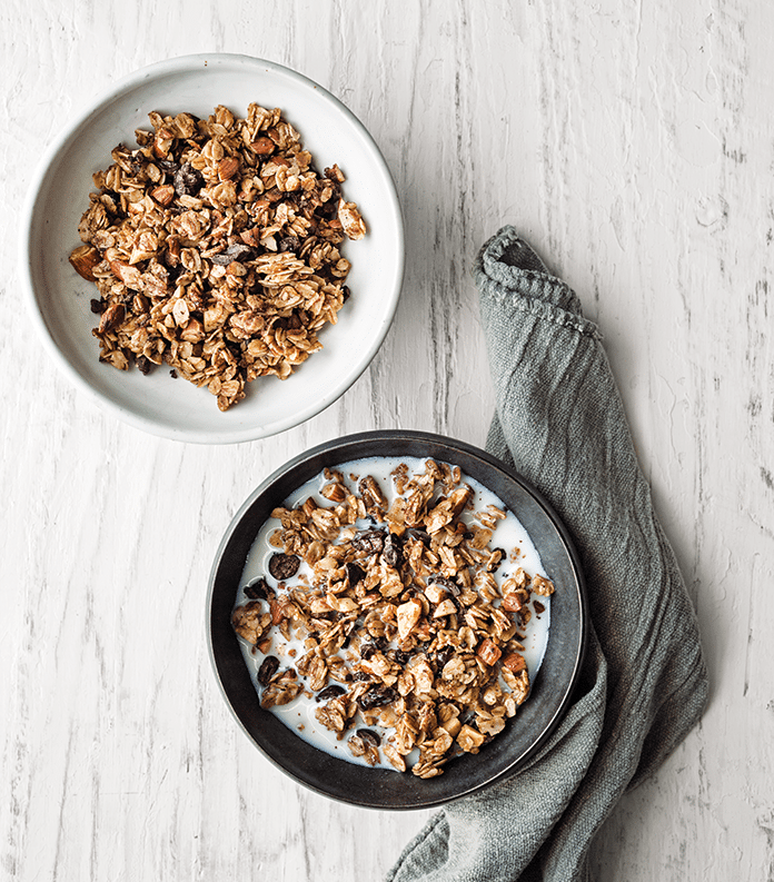 Bobby Flay Vanilla bean and granola