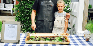 Chef Nick Martschenko of South End and daughter Anna