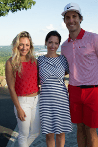 Co-founders Tiva and Jamie Lovemark with Dr. Jennifer Moliterno (center)