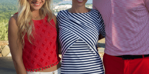 Co-founders Tiva and Jamie Lovemark with Dr. Jennifer Moliterno (center)