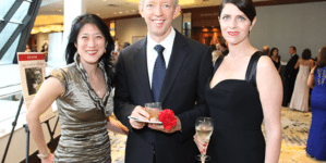 Freda Wang, Spencer Coker and Lynda Roca