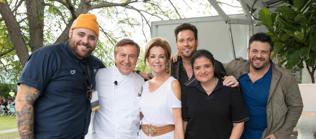 2018 Christian Petroni Daniel Boulud Kathie Lee Gifford Scott Conant Alex Guarnaschelli Adam Richman