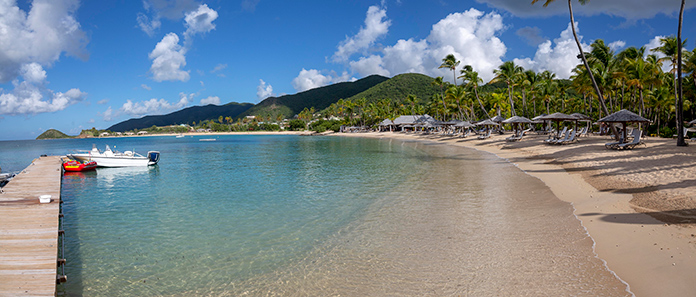 Curtain Bluff beach