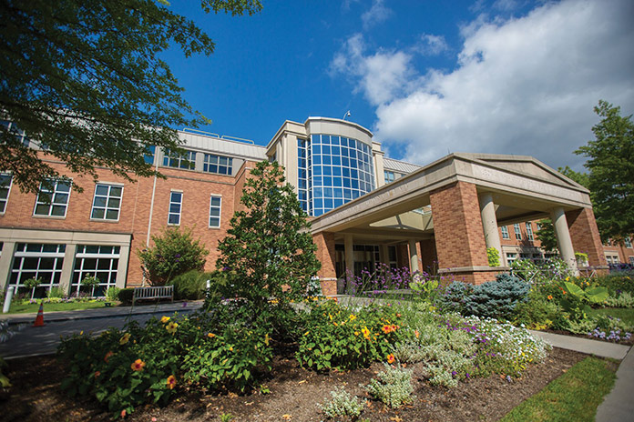 View of Greenwich Hospital building
