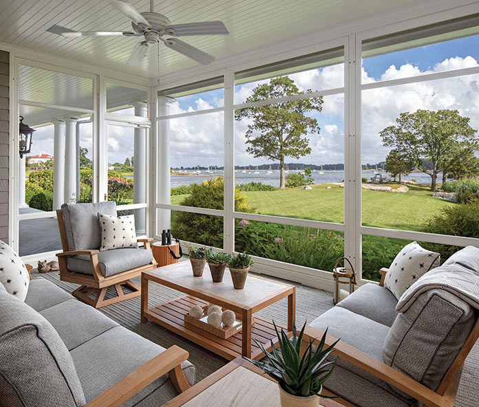 Screened in Porch in Riverside, CT