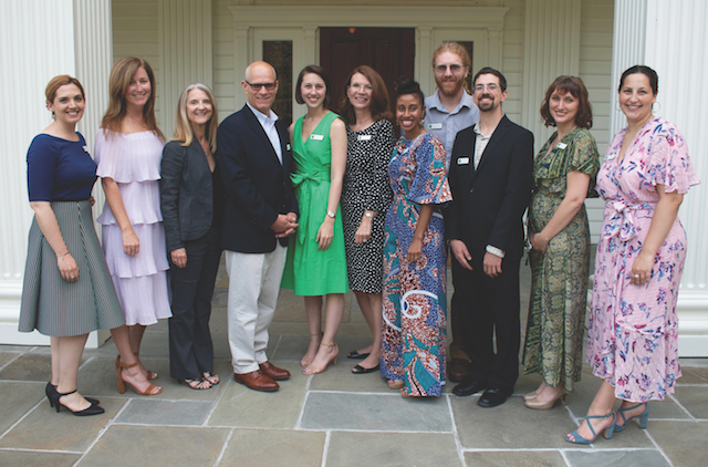 Image of The Land Trust Staff: Kristen O’Hara, Kara Whelan, Betty Sue Hanson, John Baker, Michelle Pleim, Lori Ensinger, Zoraida Lopez-Diago, Brendan Murphy, John Zeiger, Mary Walsh and Gianna Caiola