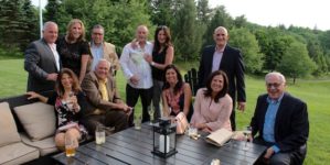 Image of(standing) Stephen Ferro, Rose Caiola-Musacchia, Carl Musacchia, Louis Argento, Francine San Marco, Guy Maranga, (sitting) Denise Ferro, Bill and Dorian McKenzie, Joan Maranga and Mitch Gilbert