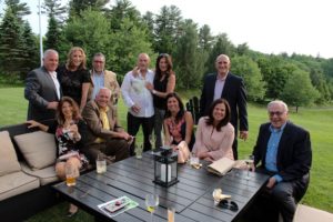 Image of(standing) Stephen Ferro, Rose Caiola-Musacchia, Carl Musacchia, Louis Argento, Francine San Marco, Guy Maranga, (sitting) Denise Ferro, Bill and Dorian McKenzie, Joan Maranga and Mitch Gilbert