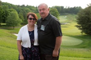 Image of Carol Sheridan and Preservation Ambassador Mike Surdej