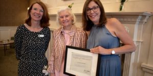 Image of Lori Ensinger, Susan Henry and NYS Director of Community Outreach Nancy Fink