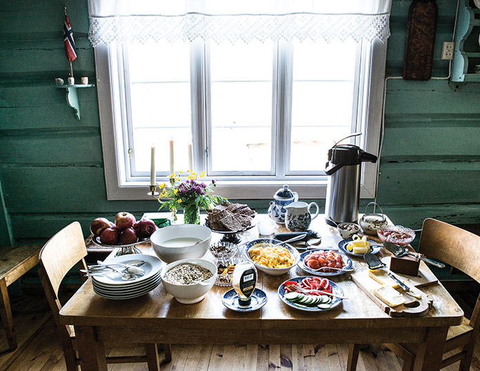 Food with table in Nprway