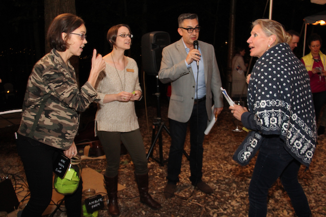 Lenore Herbst, Sarah Breznan, Sam Levitt (Auctioneer)