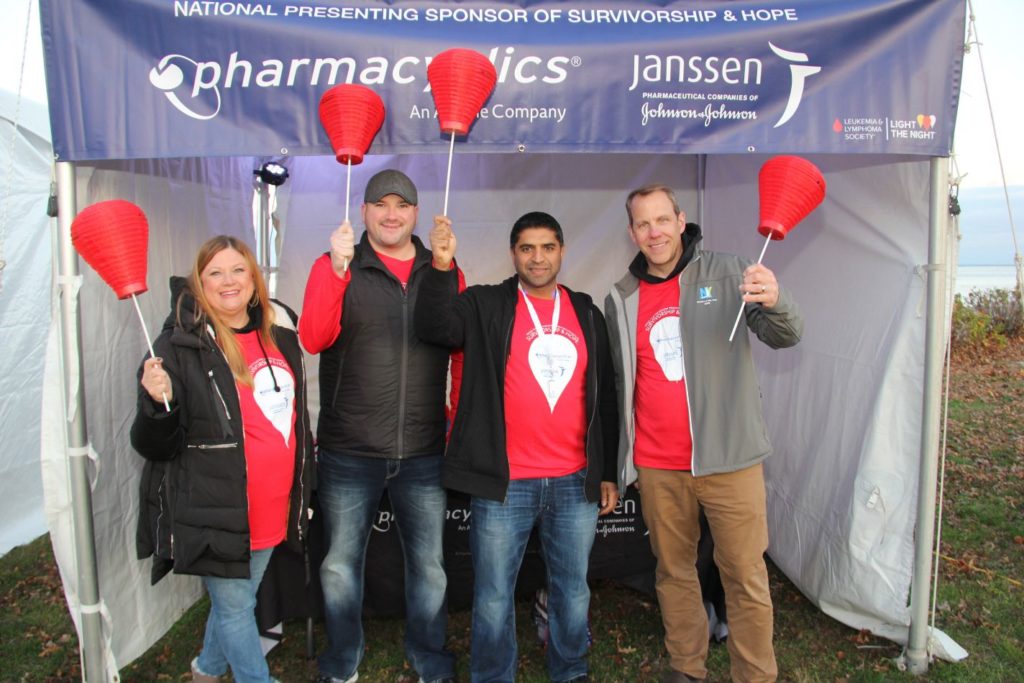 Joanne Hamilton, Rob Ellis, Amar Agrawal, Jamie Czajkowski (pharmacyclics/janssen)