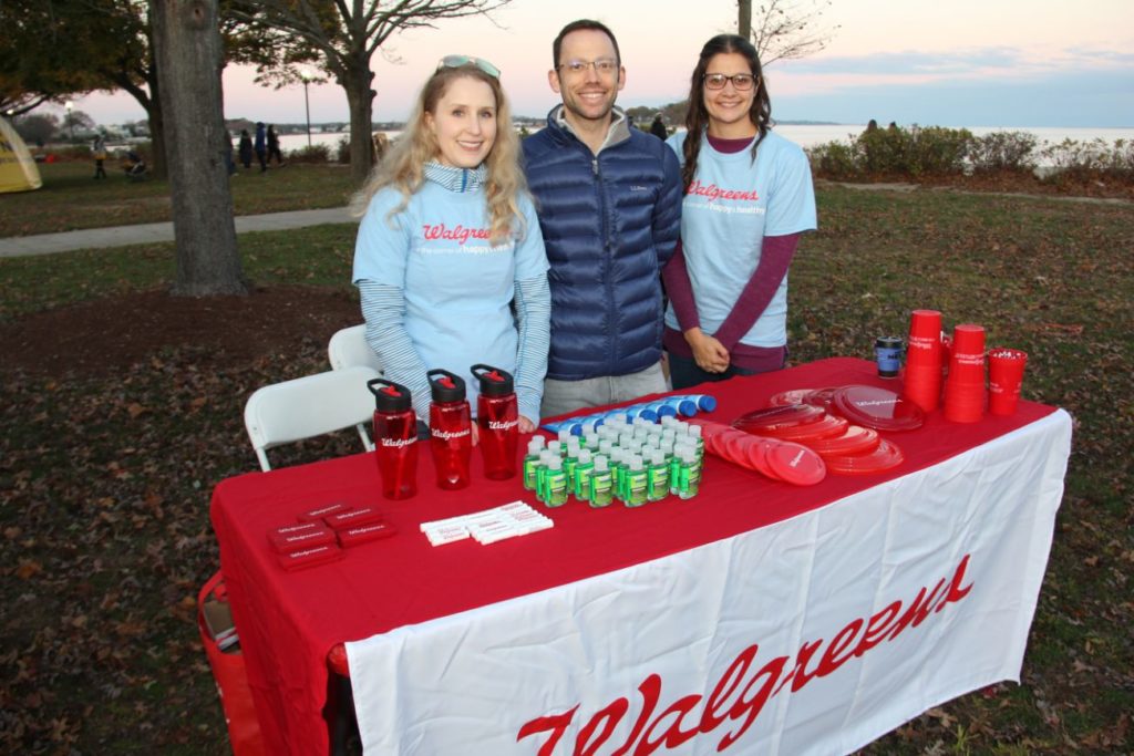 Monique O'Connell, Steven Shive, Megan Parsi (Walgreens)