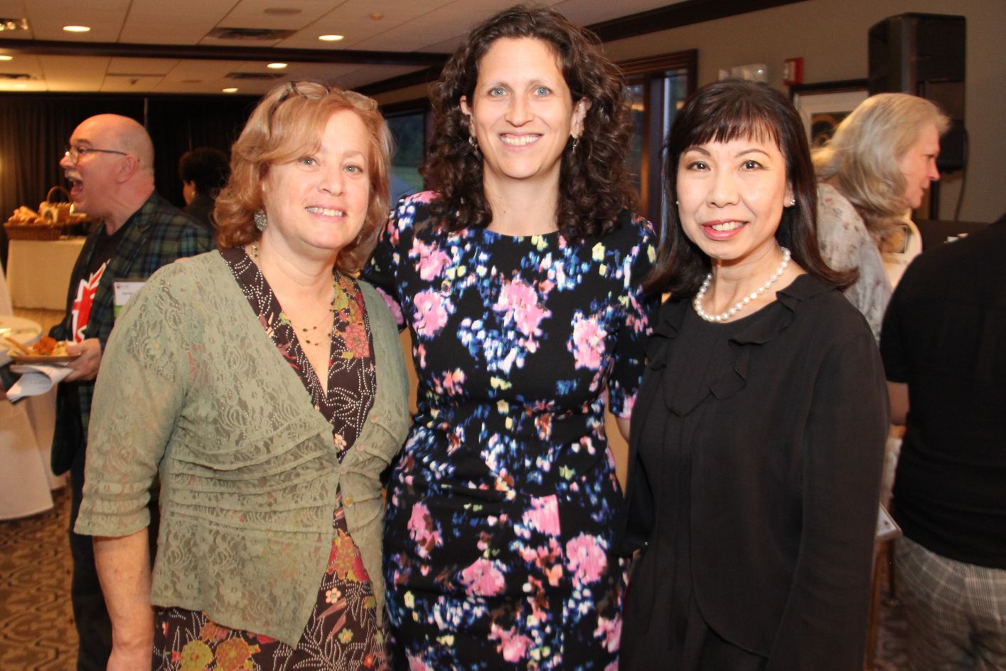 Image of Carol Chevlowe (President), Emily Peck (Executive Director), Sally Ng (Vice President)