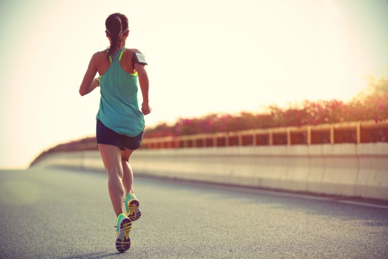 Women running