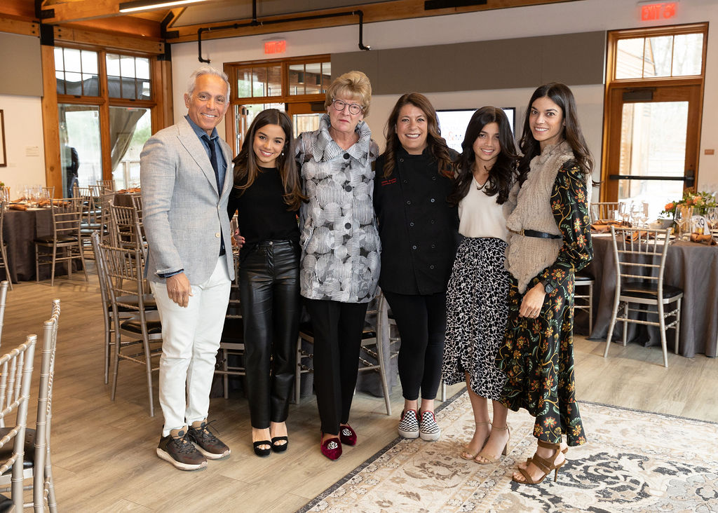 Geoffrey Zakarian, Madeline Zakarian, Melissa Mulrooney, Robin Selden, Anna Zakarian, Margaret Zakarian