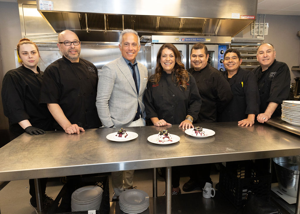 Geoffrey Zakarian, Robin Selden and Crew