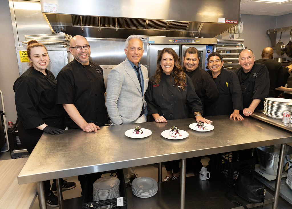 Geoffrey Zakarian, Robin Selden and Crew