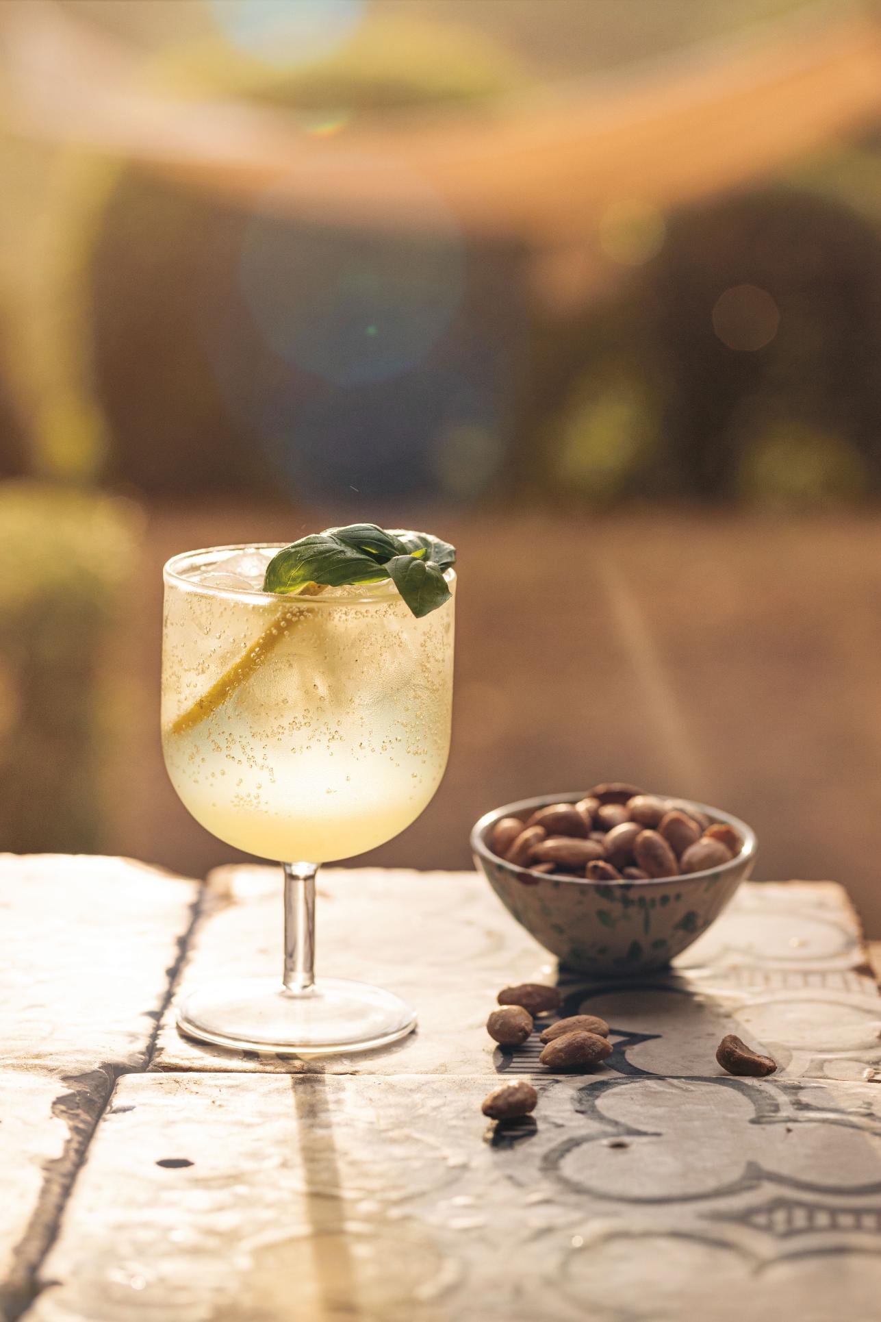 Prosecco, Limoncello and Basil Cocktail - 365 Collective by Abigail Fox + Serendipity