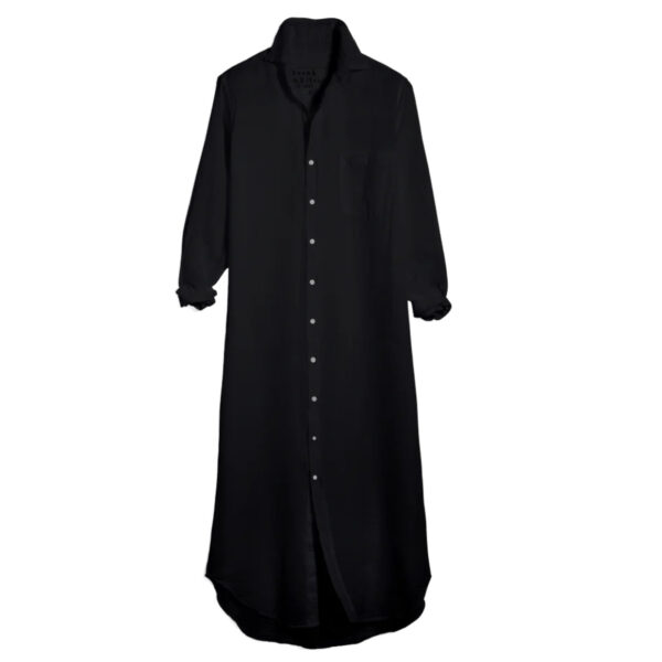 Rory, Maxi Shirtdress, Black