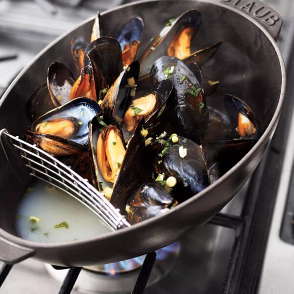 Black Mussel Pot, 1¾ Qt. - Image 2