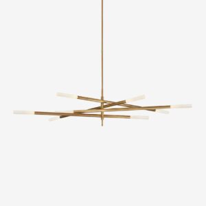 Rousseau Grande Eight Light Articulating Chandelier