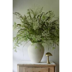 Organic Ceramic Vase, Tall Neutral