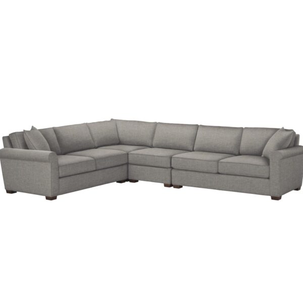 Spencer Roll-Arm 4-Piece Sectional